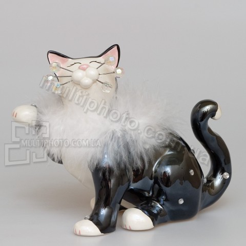 Фарфоровая статуэтка Pavone CMS кошка Ча-Ча 12 см