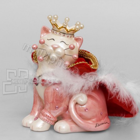 Фарфоровая статуэтка Pavone CMS кошка Принцесса 13 см