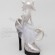 Статуэтка SM-143 кошка невеста в туфельке 32 см