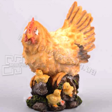 Декоративная статуэтка 2017 Lefard Курочка с цыпленком 28 см
