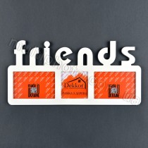 Рамка деревянная с надписью Friends на 3 фото