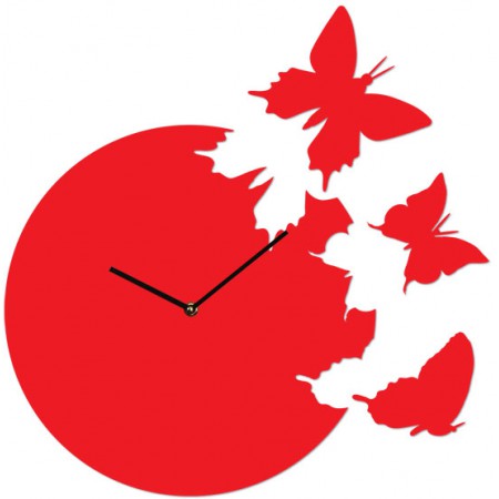 Часы настенные 3 Бабочки 1-0016