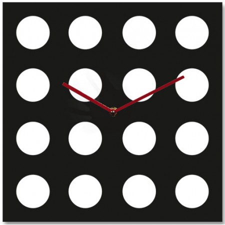 Часы настенные Белые круги 1-0033