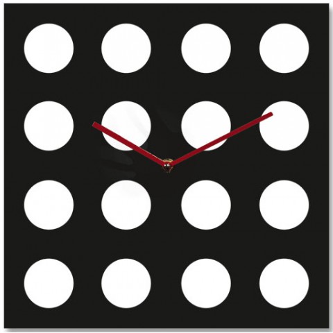 Часы настенные Белые круги 1-0033