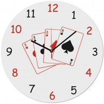 Настенные часы Игральные карты 1-0216
