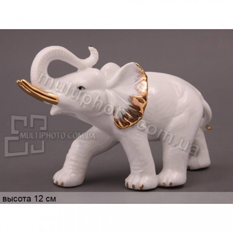 Декоративная фарфоровая статуэтка Мудрый слон