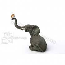 Декоративная статуэтка Слоненок и птица