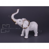 Фарфоровая статуэтка Слон певец