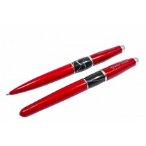 Набор ручек шариковая и перьевая red with black HH9030/B-F