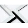 Длинная мультирамка Белое и чёрное 12 на 12 фото Руноко 85x32см